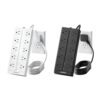 Surge Protector Power Strip, 1 White & 1 Black, 6FT, 20-Outlet, 6 USB,1850W