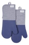 Sur La Table Kitchen Essentials Set of 2 Silicone Oven Mitts, Heat Resistant to 550°F (Navy)