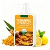 SURORAIN Turmeric & Vitamin C Face Wash 5.29 Oz, Gentle Foaming Cleanser, Controls Oil & Moisturizing, Refreshing and Not False Slippery, Natural Skin-Friendly Formula for All Skin Types