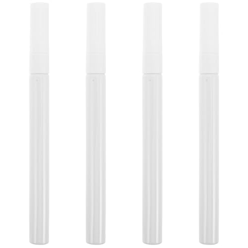 SWETRACE Refillable Paint Marker Lightweight Portable Touch-up Pen with 0.7mm Extra Fine Tip 4pcs Oil Based Paint Pen for Small Detailing Work on Wood and Plastic for DIY Art Projects