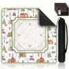 Swiitaey Green Mahjong Mat for Table, American Mahjong Table Mat with Rules & Bag, Mahjong Gifts, Non-Slip Neoprene Travel Mahjongs Tables Cloth for Poker, Board Card Games, 32.4x32.4 Inch(55)