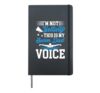 Swim Dad Voice Swimming Dad Of A Swimmer Father Hardcover Journal, Black