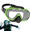 Swim Goggles with Nose Cover Waterproof Soft Silicone Seal