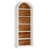 SWLJKU 8 Tier Tall Bookshelf, Two-Tone Open Shelf Bookcase with Closed Back, Thickened MDF Storage Organizer for Living Room Bedroom Office