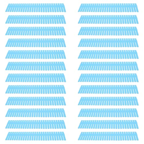 SWOOMEY Adjustable Plastic Drawer Dividers Organizer with Effortless Installation 24pcs DIY Organization and Non-deforming Material for Socks and Clothes for Nursery Storage and Dresser