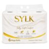 SYLK Premium Toilet Tissue, 3-Ply Toilet Paper, Mega Rolls, 380 Sheets Per Roll, Ultra Soft & Strong Bath Tissue, Absorbent Bathroom Tissue Rolls, Eco-Friendly Toilet Paper Pack (6 Rolls)