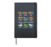 Syllable Types Phonics Guide for Reading Hardcover Journal, Black