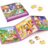 SYNARRY Princess Fairy Party Magnetic Puzzle for Kids Ages 3-5, Travel Toys