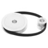 Synchronous Timing Pulley Set 1:3 Aluminum Alloy for CNC