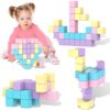 SYSKENI Magnetic Building Blocks Toys fo Girls Boys Age 3-5 5-7 4-8