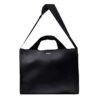 SYZY World's Most Compact Oversized Bag - Water Resistant Zipper Crossbody Tote bag - Weekender Bag for Pool, Beach & Travel (Black)