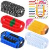 SZCECHRE 15Pcs Jumbo Acrylic Pencil Paper Clips Bookmark Teacher Appreciation Gift Cute Classroom Office Bookmark Clips Back to School Supplies for Teachers and Book Lovers