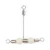 T-Shape Rolling Fishing Swivels With Luminous Beads For Cross-Line