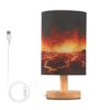 Table Lamp Lava Pattern USB Powered LED Desk Lamp