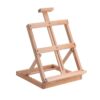 ＡＷＨＡＯ Tabletop Easel Adjustable Wooden Tabletop Easel Compact for Artists, Desk, 96, Beech Wood Desktop Easel