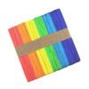 Tachiuwa 3x50 Multicolored Natural Wooden Craft DIY Crafts, 3 Pcs