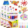 Tachometer Popcorn Pens,3D Magic PopcornPens, DIY Bubble Popcorn Drawing Pens, 6pcs Colourful Puffy Pens, Popcornpen, Create Raised 3D Puffy with BubblePens, for Drawing Coloring and Crafts (3pcs)