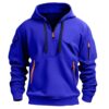 Tactical Hoodies for Men Heavyweight Fleece Oversized Quarter Zip