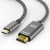 TagBreet 8K USB C to HDMI Cable 2 FT, 8K@60Hz 4K@240Hz