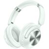 TAGRY Hybrid Active Noise Cancelling Headphones 100H Playtime Wireless Over Ear Bluetooth Headphone with Fast Charging Hi-Res Audio Comfort Earcups Headsets for Travel Home Office Phone PC PearlWhite