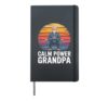 Tai Chi Grandpa Balance Health Serenity - Exercise Hardcover Journal, Black