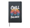 Tai Chi Grandpa Balance Serenity Morning Practice Hardcover Journal, Black