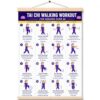 Tai Chi Walking Workout for Seniors, 16x24in Canvas Print Wooden Hanger