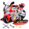 Take Apart Motorcycle Toy Engine Building Kit, Lights & Sounds,Kids Age 3-5