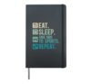 Take Kids To Sports Dad Sports Father Sport Dad Hardcover Journal, Black