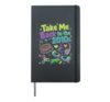 Take Me Back to the 2010's vintage twenty-tens retro 2010s Hardcover Journal, Black