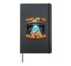 Take Me To Your Sushi UFO Alien Intergalactic Cuisine Lovers Hardcover Journal, Black