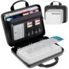 Tamfile Fireproof File Organizer with D-Ring Binder & 100 Sheet Protectors