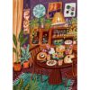 TangComplete - Cozy Dinner Puzzles for Adults 1000 Pieces, Puzzles with Letters on Back, Impossible Hard Difficult Challenging, Precise Interlocking Pieces, Home Wall Decoration & Ideal Gift