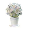 TaNoTool Mixed Flowers for Men Small Bouquet 3D Pop-Up Greeting Card, Bold Paper Floral Gift for Birthday, Retirement, Christmas, New Year, for Dad Husband Grandpa Men, keepsake