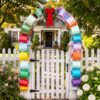 TaoBary 100 Sheet Extra Large 7.9x23.6 in Rainbow Paper Chain Garland Strip