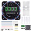 TAOMANSS Smart Digital Clock Electronics Set with Timekeeping, Green
