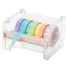Tape Dispenser Cutter - Roll Holder Organizer with 5pcs Rolls Desktop