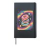 Tarot Cards Donut Sprinkle Mystic Fortune Hardcover Journal, Black