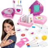 Tattoo Maker for Kids, DIY Temporary Tattoos Art and Crafts Kit with Markers, Toys for Girls Ages 5-10, Birthday Gifts