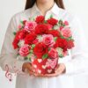 Tcamp Pop Up Birthday Cards with Music & Light, Rose Bouquet Greeting Card