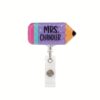 Teacher Badge Reel, Custom Pencil Teacher Badge Holder Retractable Clip, Thank You Teachers Appreciation Gifts, Classroom Decor Supplies Must Haves, Back to School Gifts for Teacher