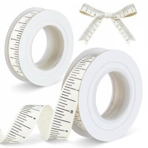 Teacher Crafting Ribbon 5/8 Inch Measuring Ribbon Twill Tape Crafting Supplies for Teacher Appreciation, Wreath, Gift Wrapping