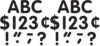 Teacher Created Resources Black Classic Font 4-Inch Letters Uppercase Pack (5376) (Pack of 2)