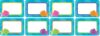 Teacher Created Resources Colorful Fish Name Tags/Labels - Multi-Pack (Pack of 2)