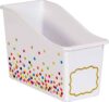 Teacher Created Resources Confetti Plastic Book Bin (20335)