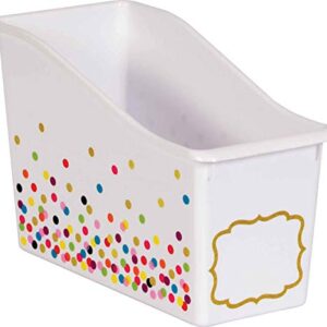 Teacher Created Resources Confetti Plastic Book Bin (20335)