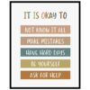 Teacher Decor for Classroom, Boho Classroom Wall Art Print, Motivational Quote Poster, Classroom Signs for Walls, School Room Decor for Elementary, Middle & High School,(8X10 Unframed)