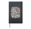 Teacher Just A Girl Who Loves Being A Teacher Hardcover Journal, Black
