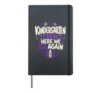 Teacher Kindergarten Crew Here We Go Again Teaching Hardcover Journal, Black