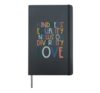 Teacher Kindness Equality Inclusion Love Sped Women Men Hardcover Journal, Black